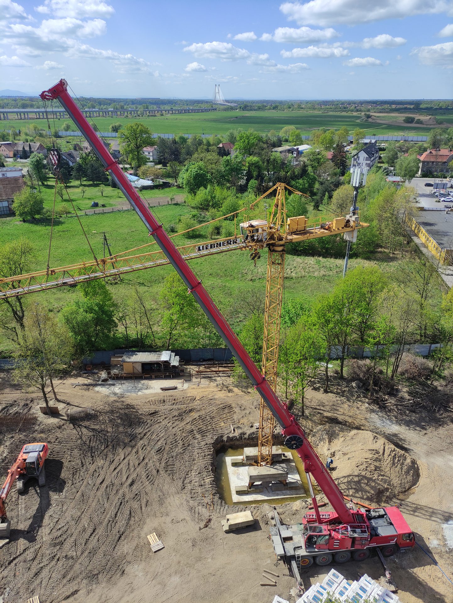 Montaż Liebherr 71EC, ul. Waniliowa, Wrocław