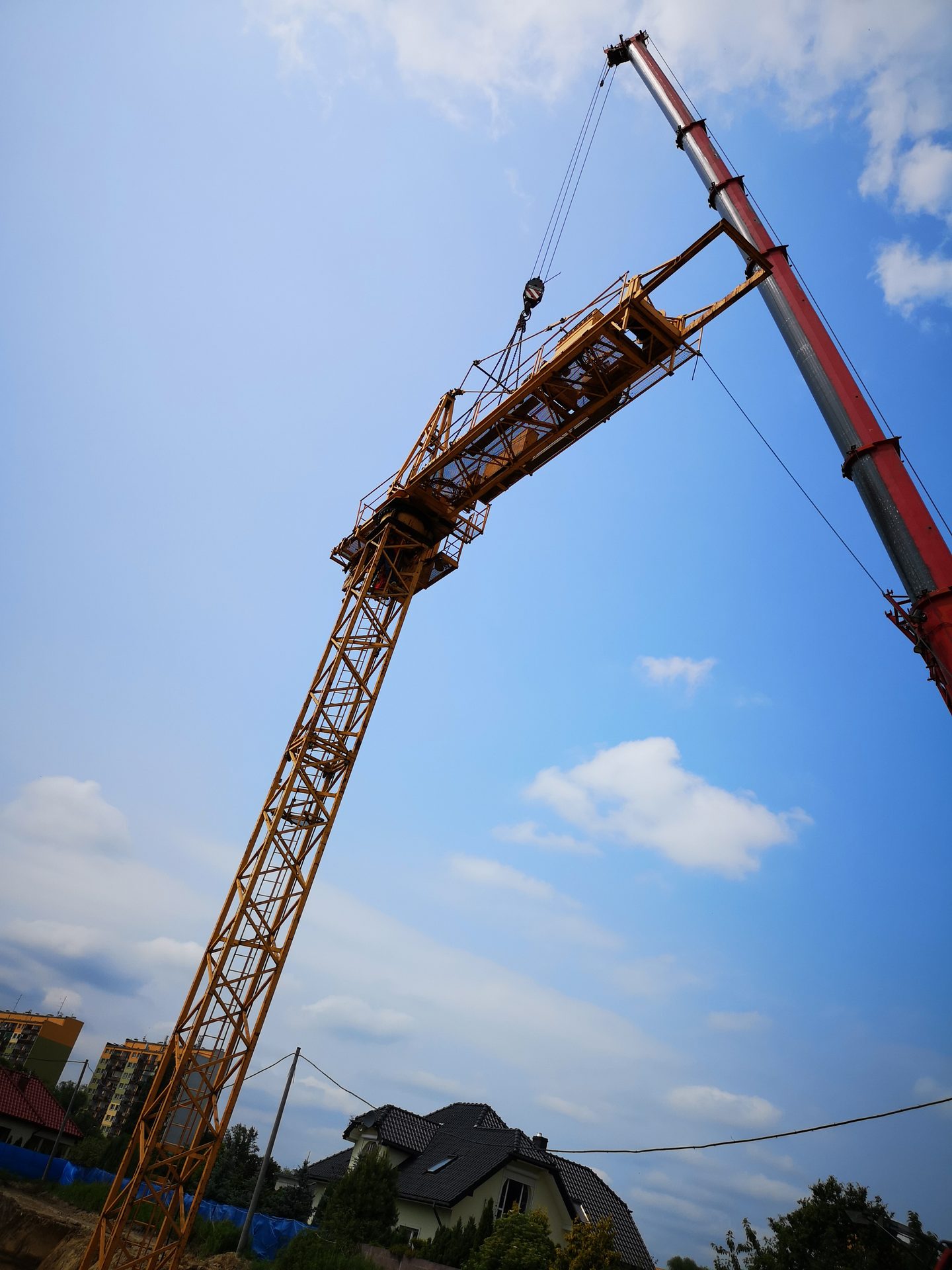 Montaż Liebherr 71EC, ul. Nowogródzka, Wrocław
